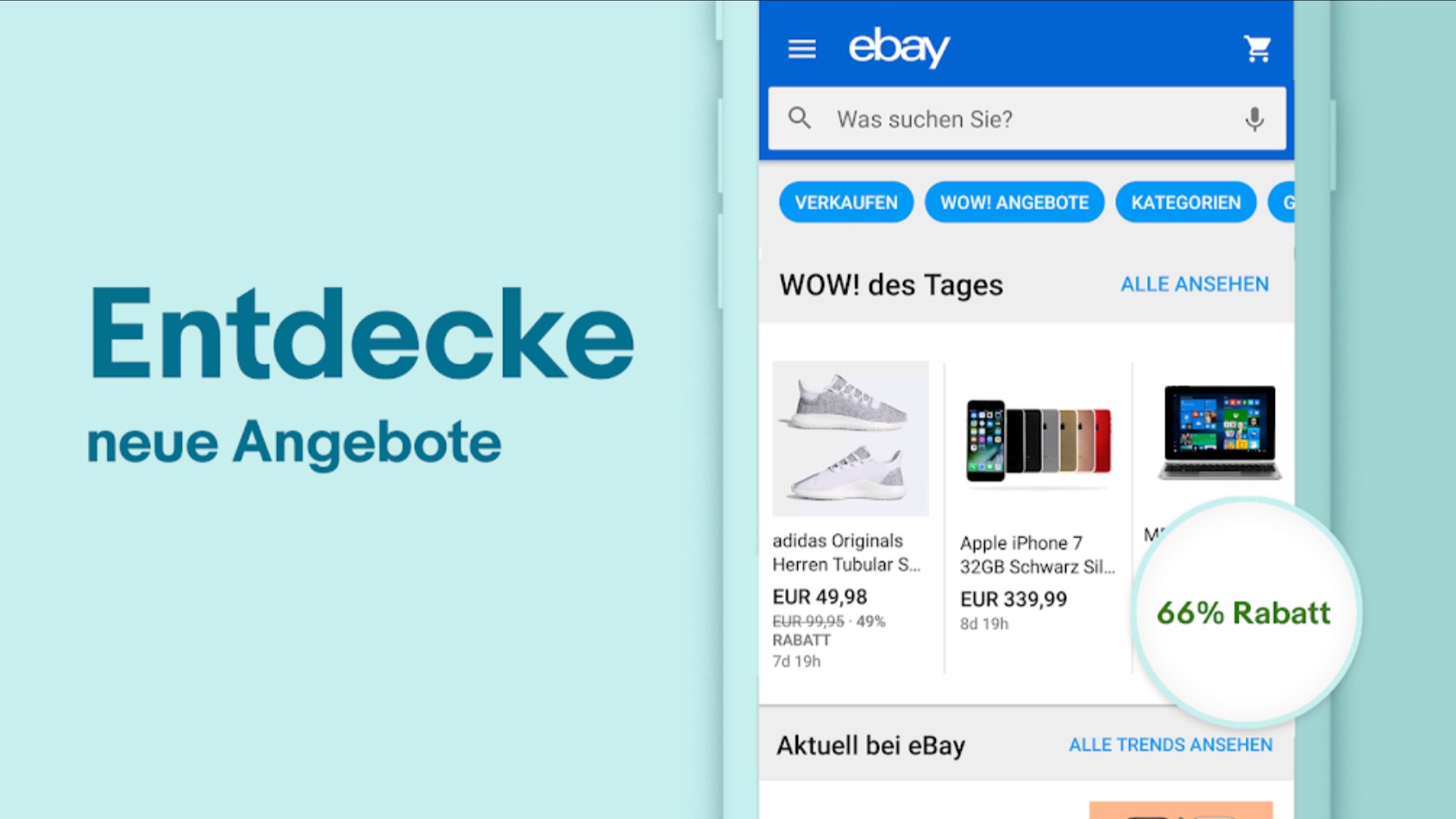 Ebay App Header