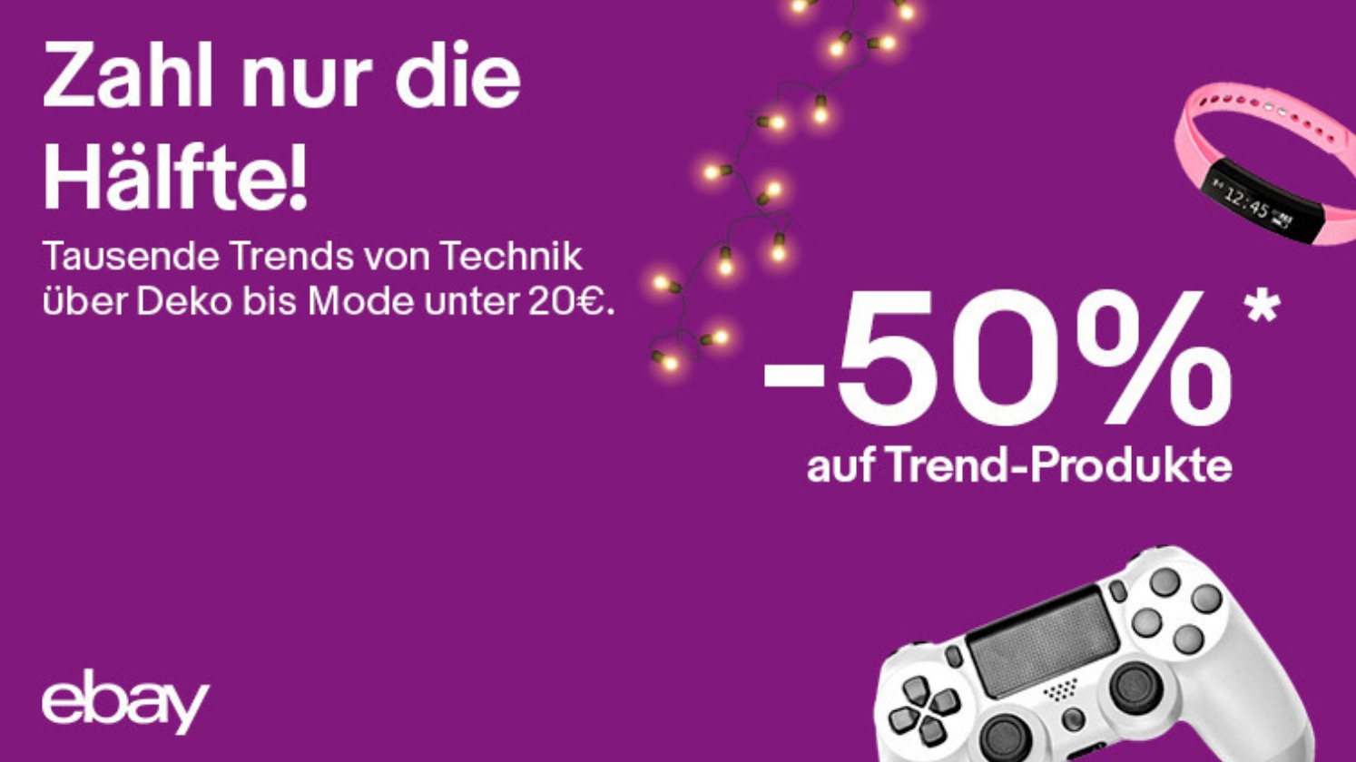 50 Prozent Aktion Ebay