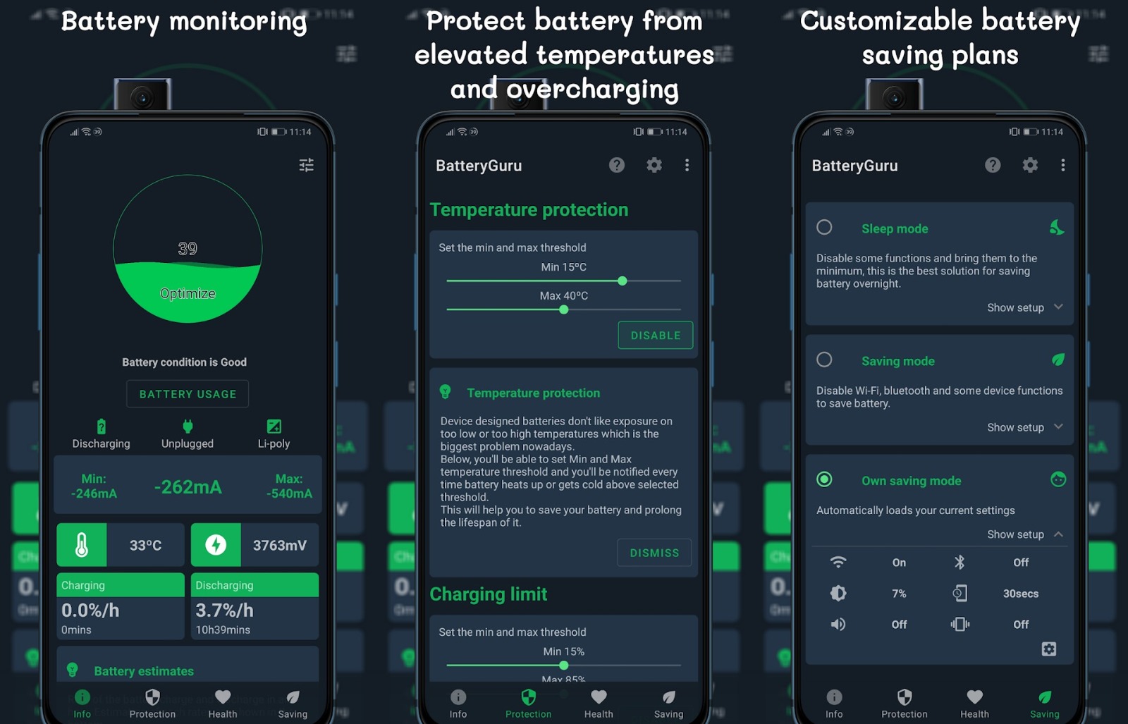 BatteryGuru Android App