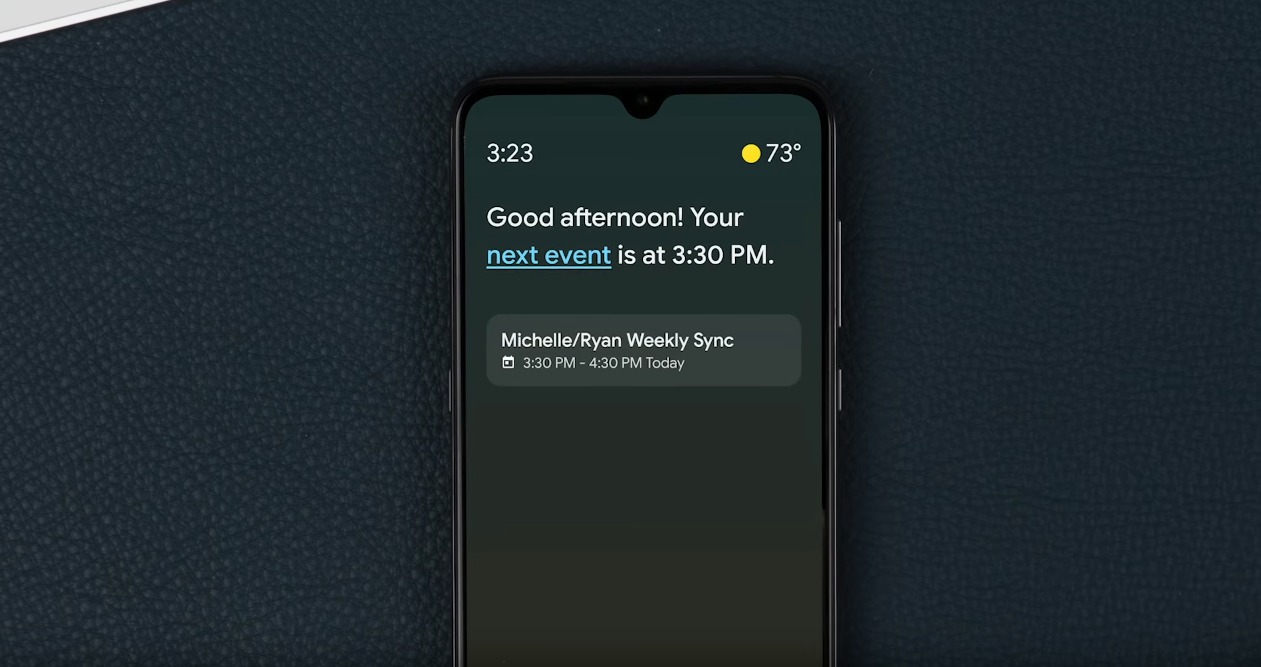 Google Assistant Ambiente Umgebung Modus