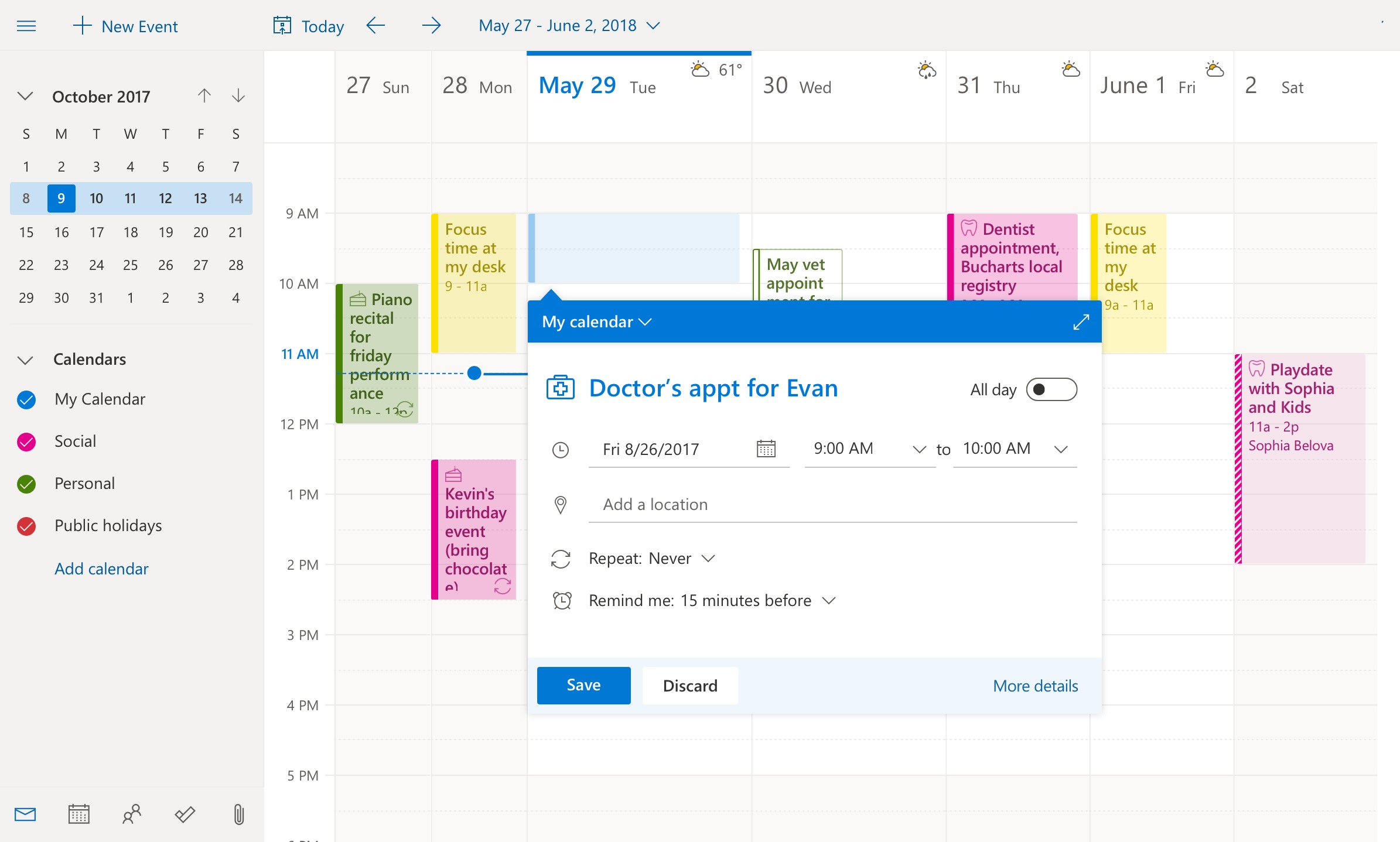 Outlook com Screenshot