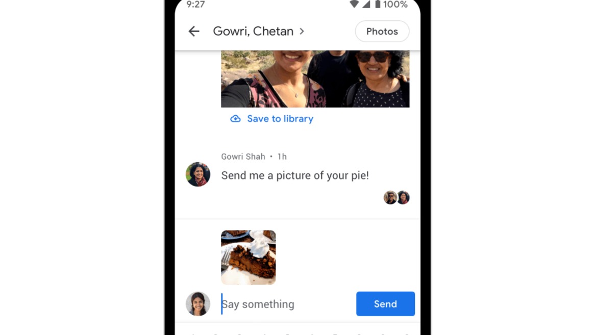 Google Fotos Chat