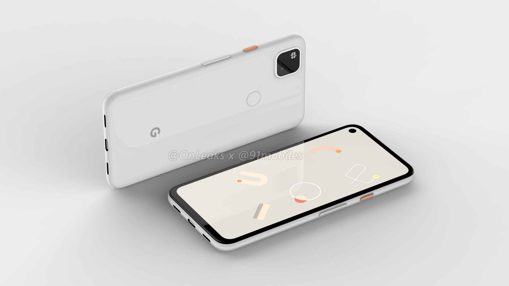 Google Pixel 4a Grafik Render Leak