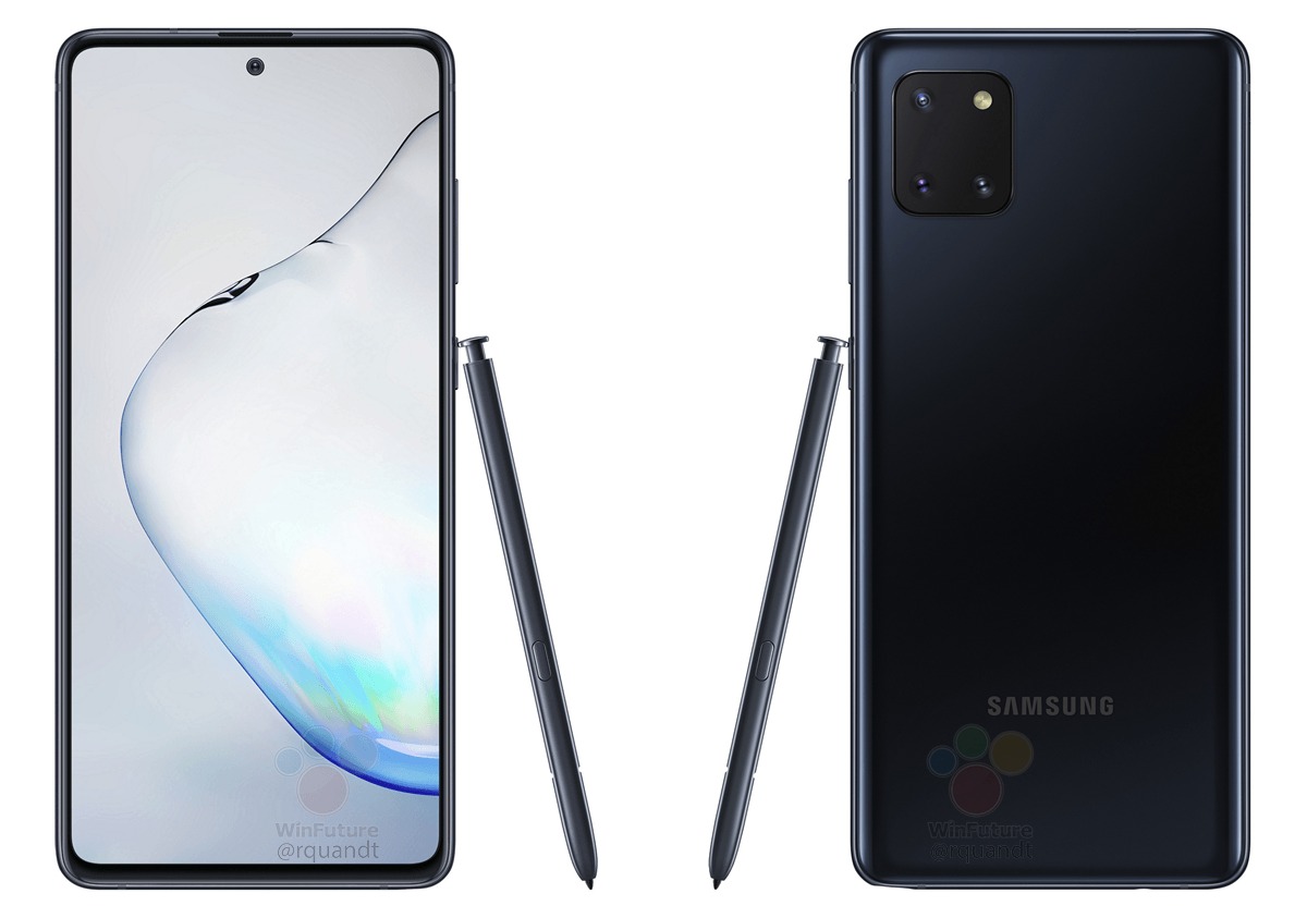 Samsung galaxy Note 10 Lite Leak
