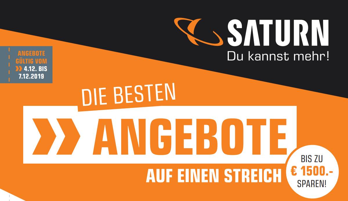 Saturn Streichpreise Flyer