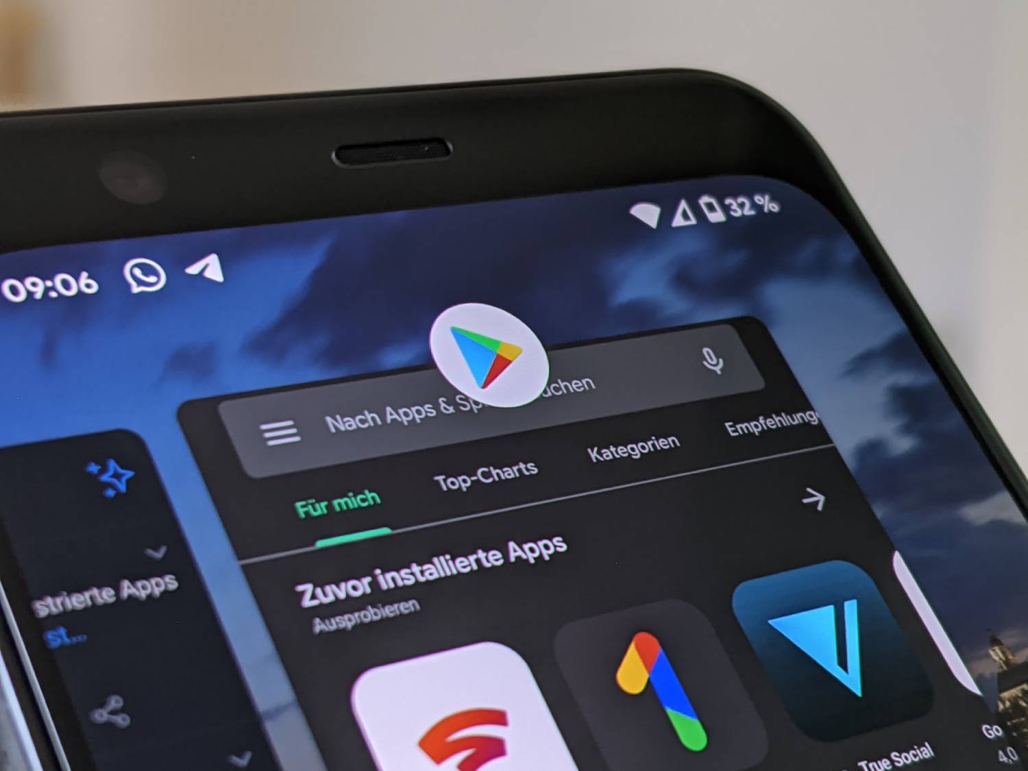 Google Play Store Header Titelbild