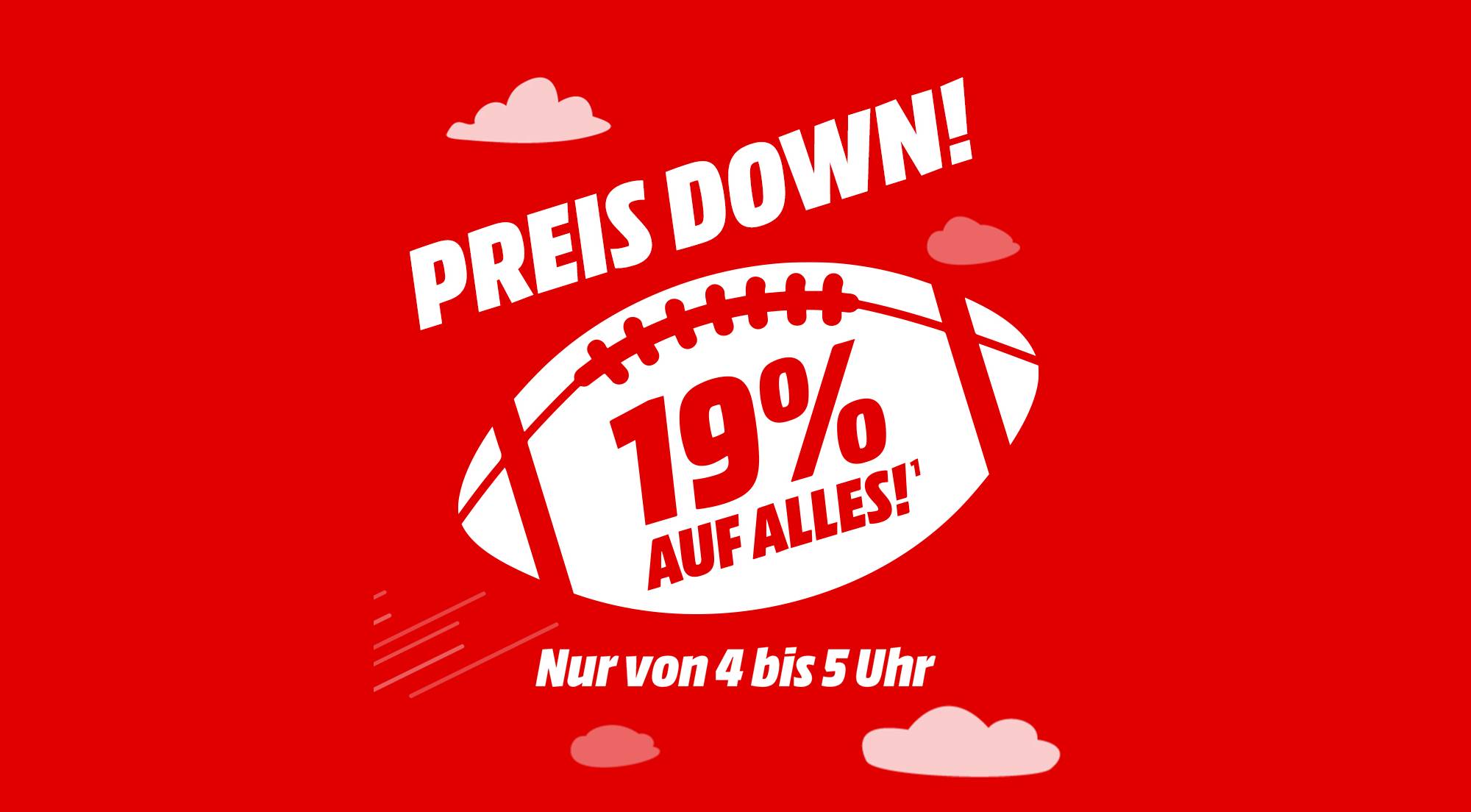 Mediamarkt 19 Prozent Super Bowl Aktion