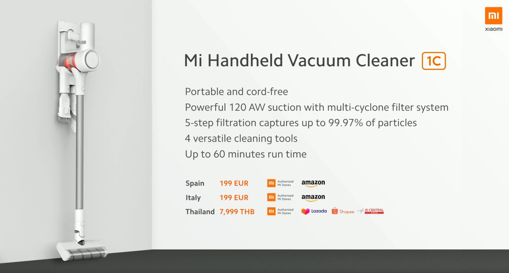 Mi Handheld Vacuum Cleaner 1c