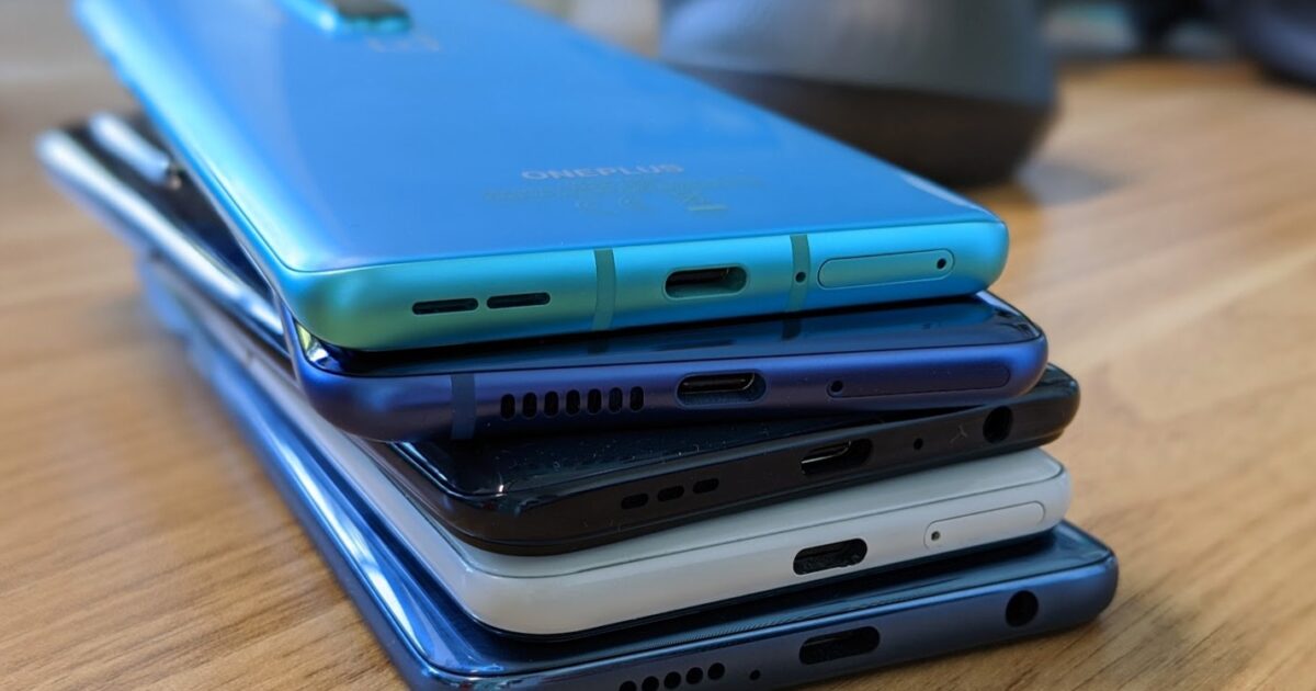 Smartphones Stapel Header