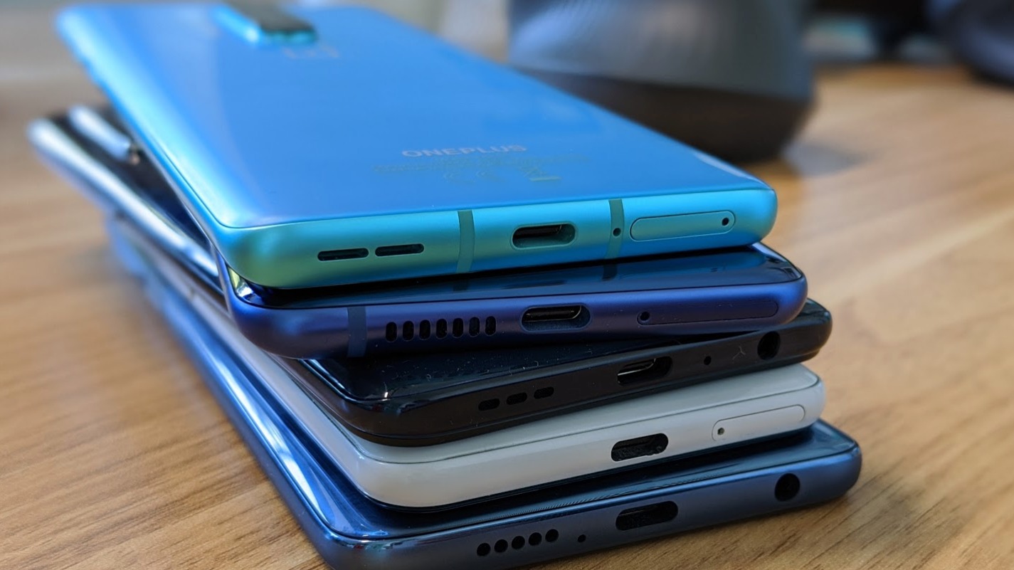 Smartphone Stapel Header