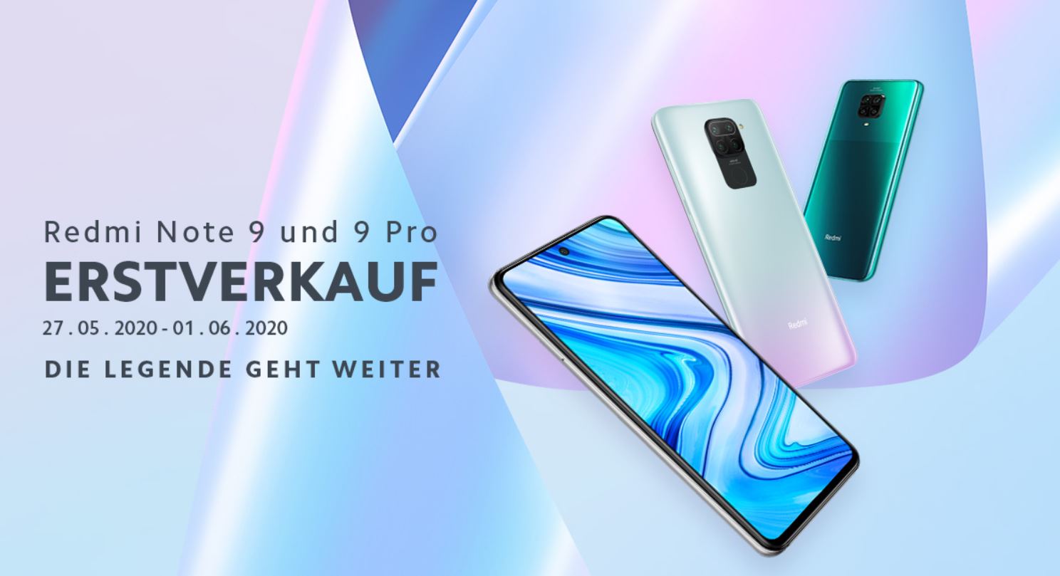 Redmi Note 9 Serie Marktstart