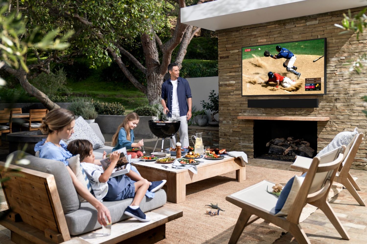 Samsung The Terrace Header