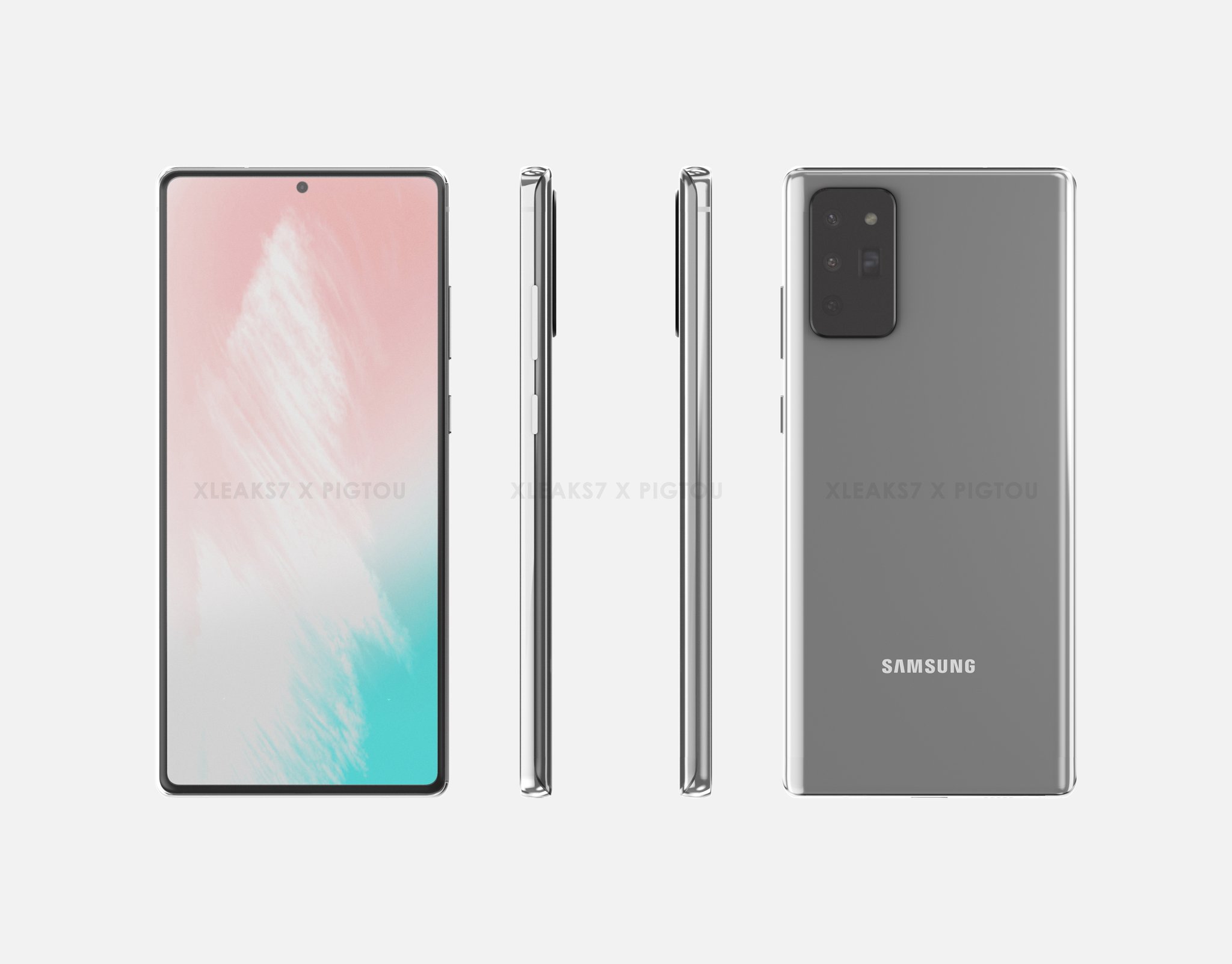 Samsung Galaxy Note 20 Front Back Sides 2048x2048
