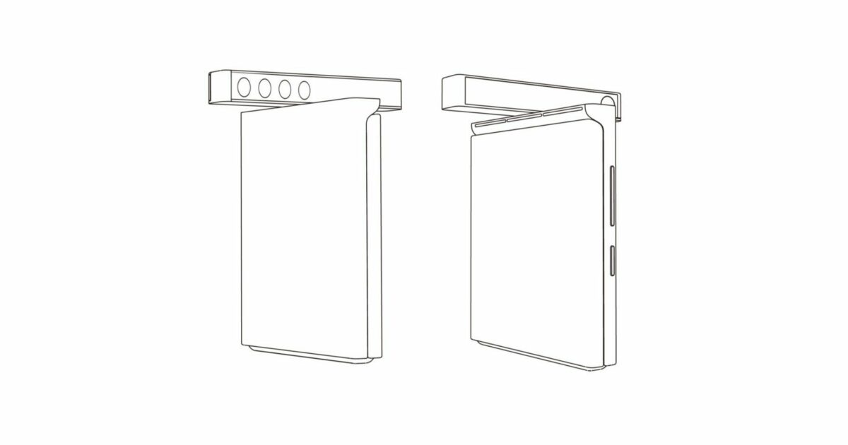 Xiaomi Patent Drehbare Quad Kamera Clamshell Smartphone