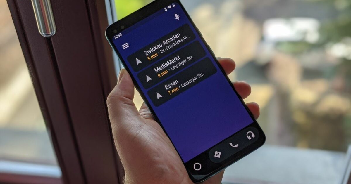 Android Auto Auf Smartphone Head