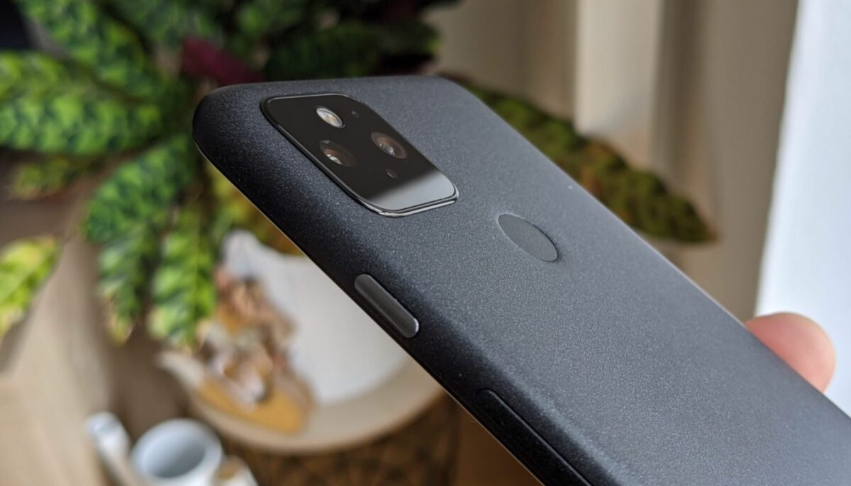 Google Pixel 5 Testbericht Einschalttaste
