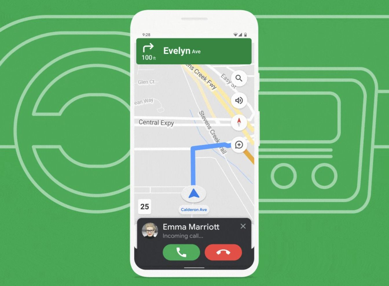 Fahrmodus Google Maps