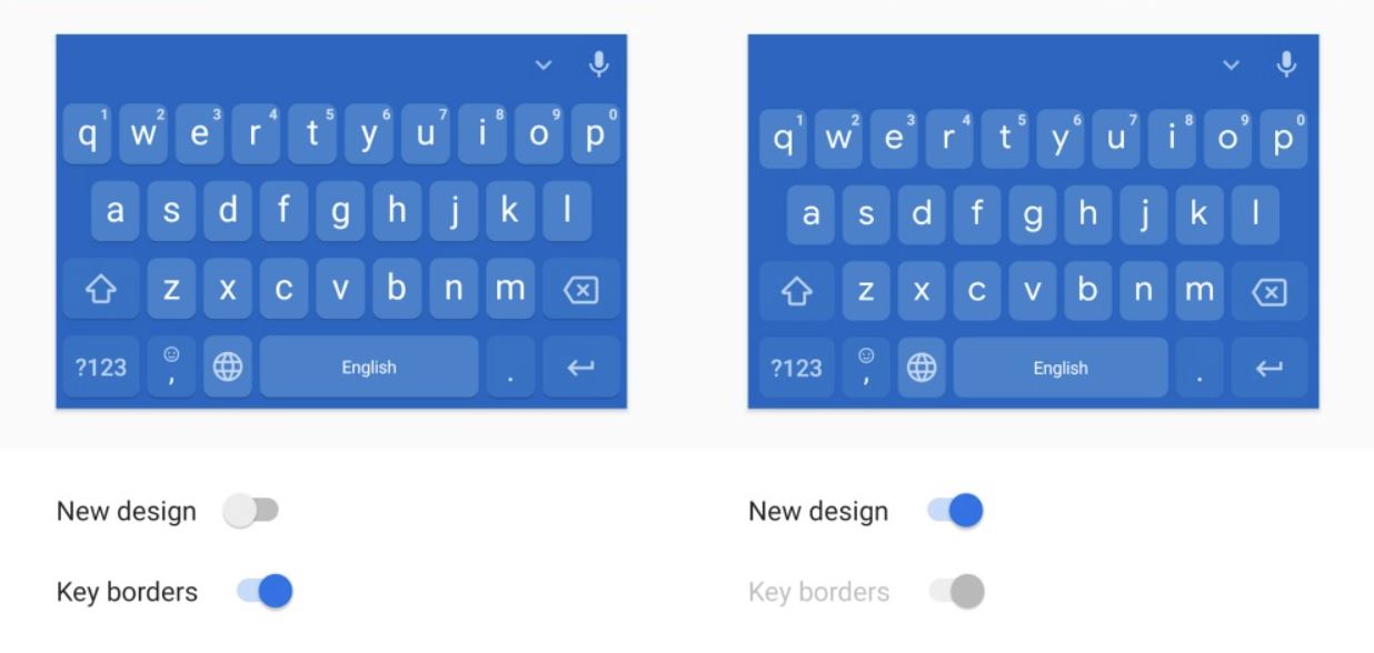 Google Gboard Neues Design