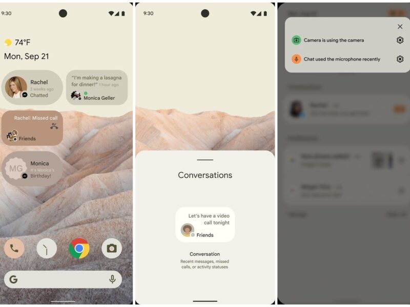 Android 12 Mockups