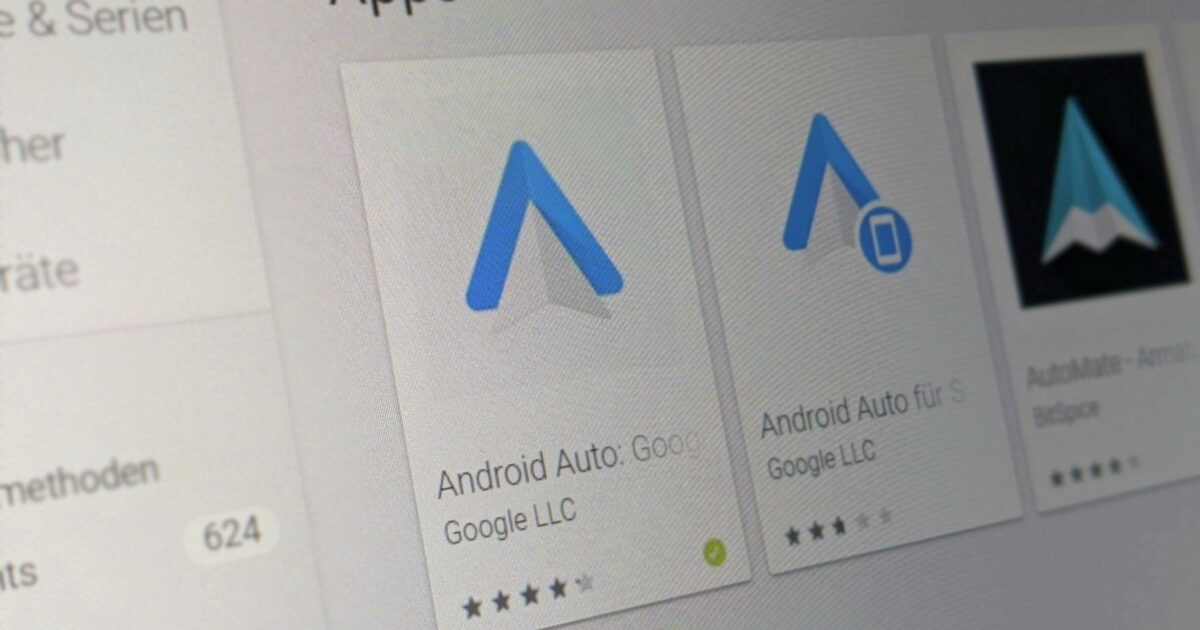 Android Auto Und Android Auto Telefonbildschirme Head