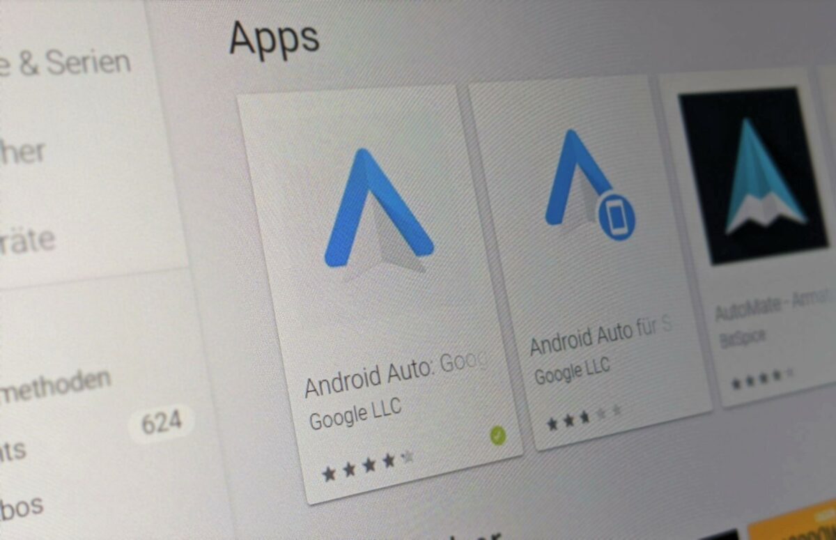 Android Auto Und Android Auto Telefonbildschirme Head