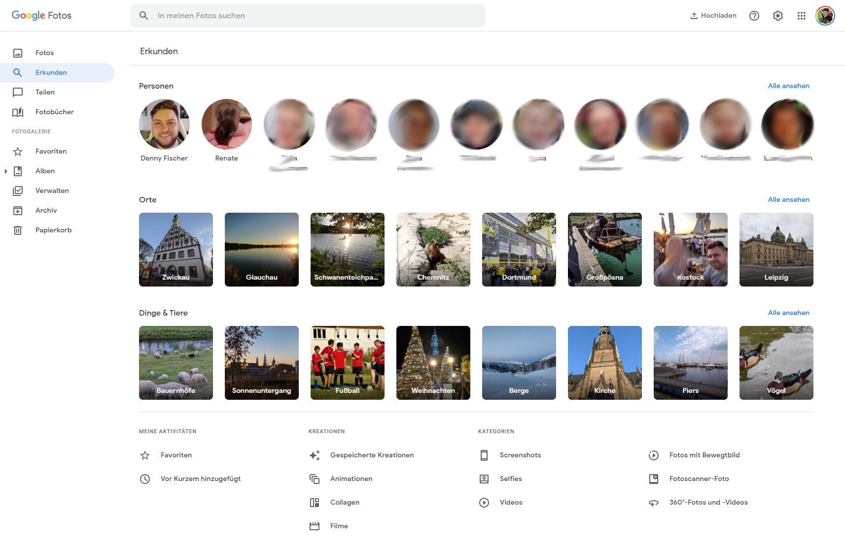 Google Fotos Erkunden Web (1)