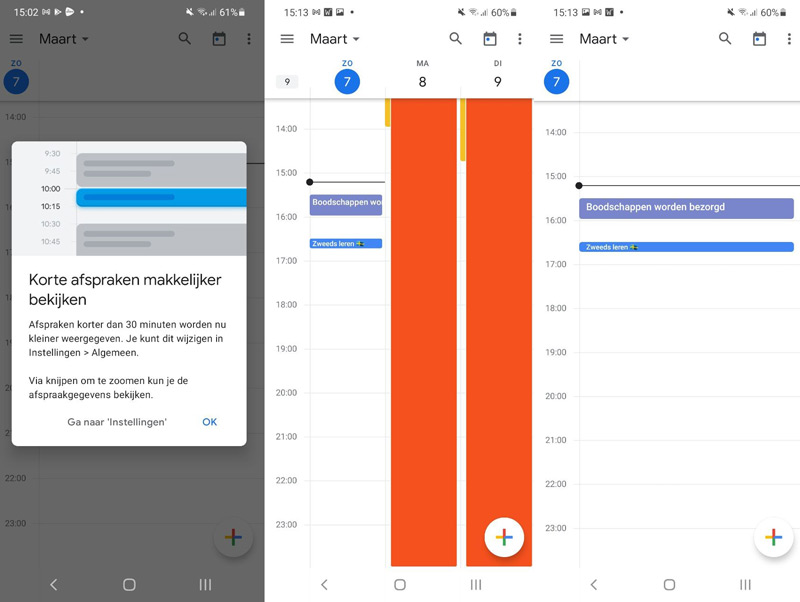 Google Kalender 30 Min Screenshots