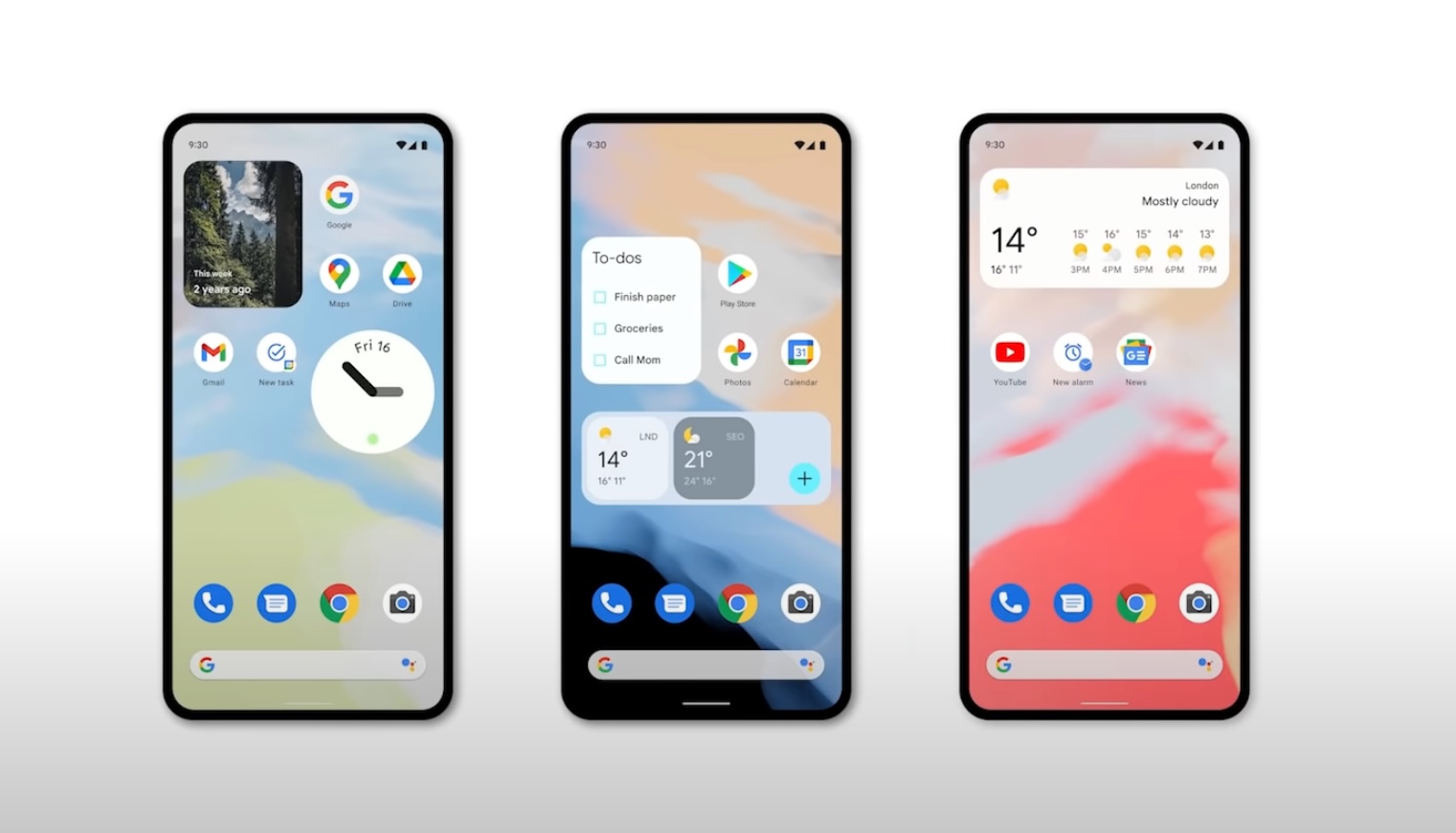 Das große Widget-Update für Android kommt: Google Assistant, Android ...