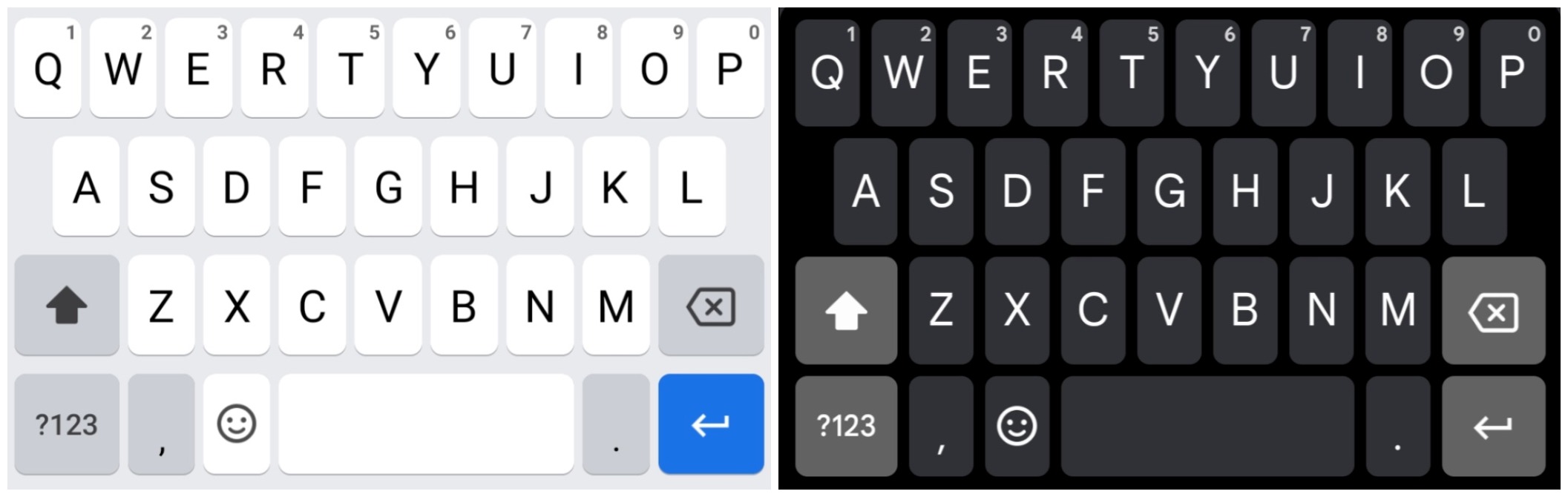 Gboard Großbuchstaben Google Sans