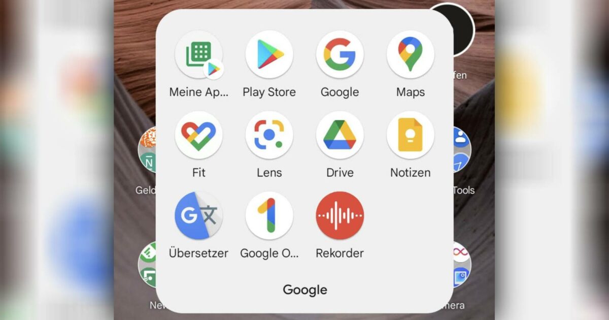 Google Sans Text Schriftart Startbildschirm Android 12