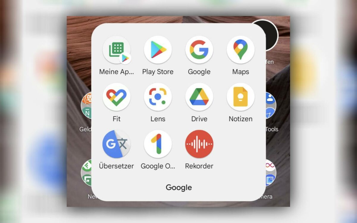 Google Sans Text Schriftart Startbildschirm Android 12