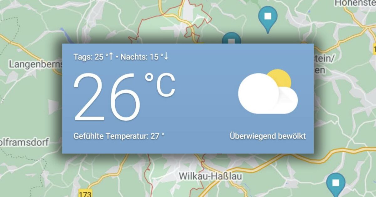 Wetter Google Maps Montage