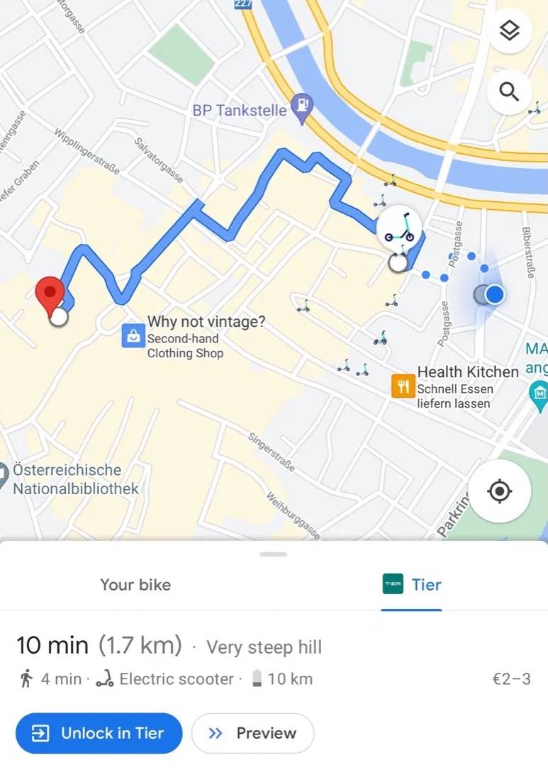 Google Maps Tier