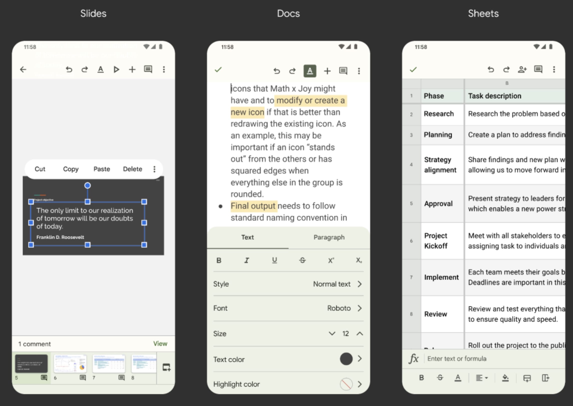 Google Workspace Apps Material You2