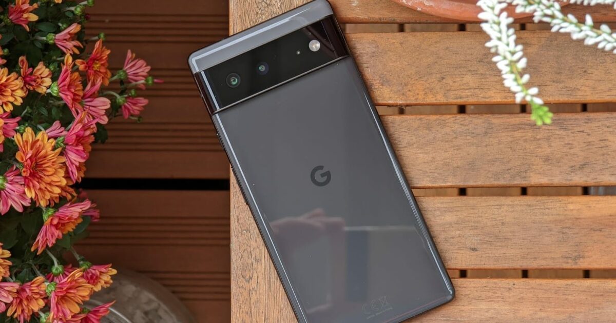 Google Pixel 6 Schwarz Head