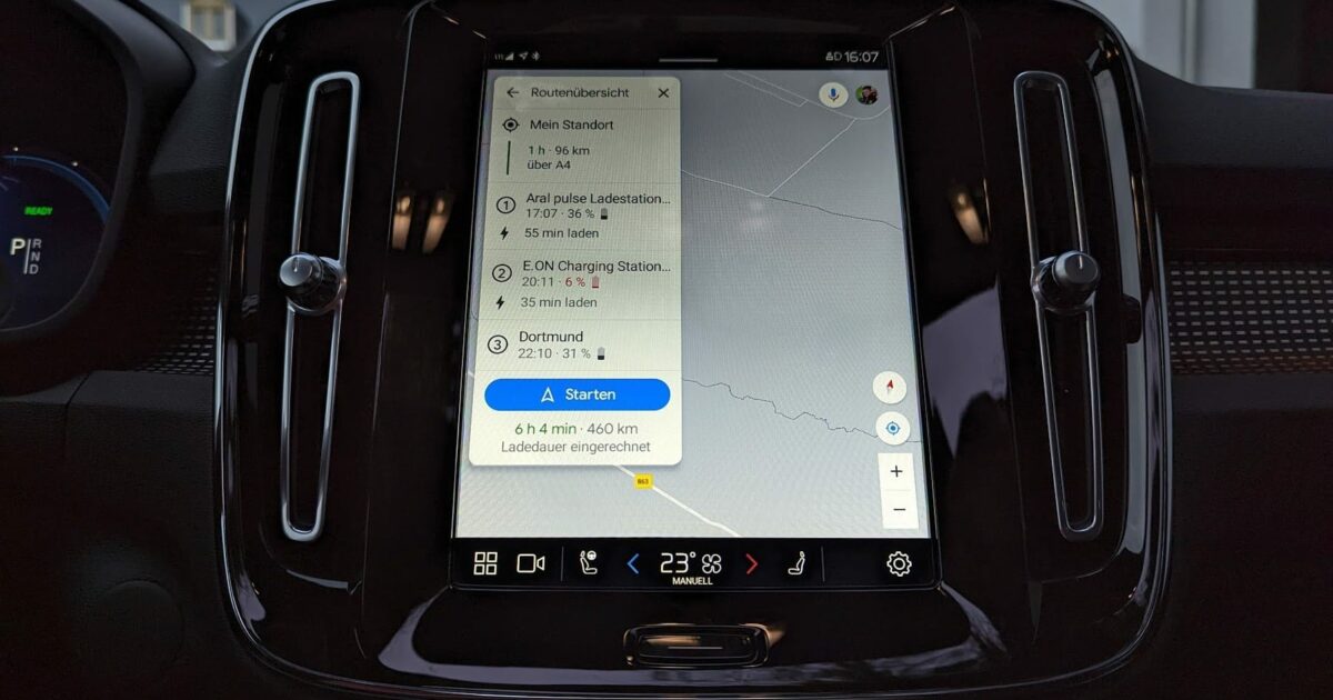 Android Automotive Testbericht 2021 Volvo Xc40 4