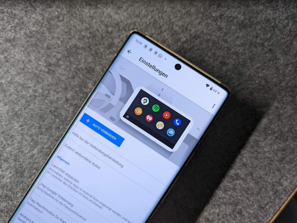 Android Auto Einstellungen Head