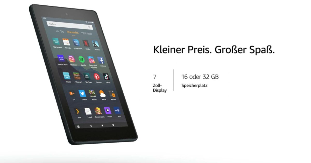 Amazon Fire Tablet 7 2022 Speicher Screenshot