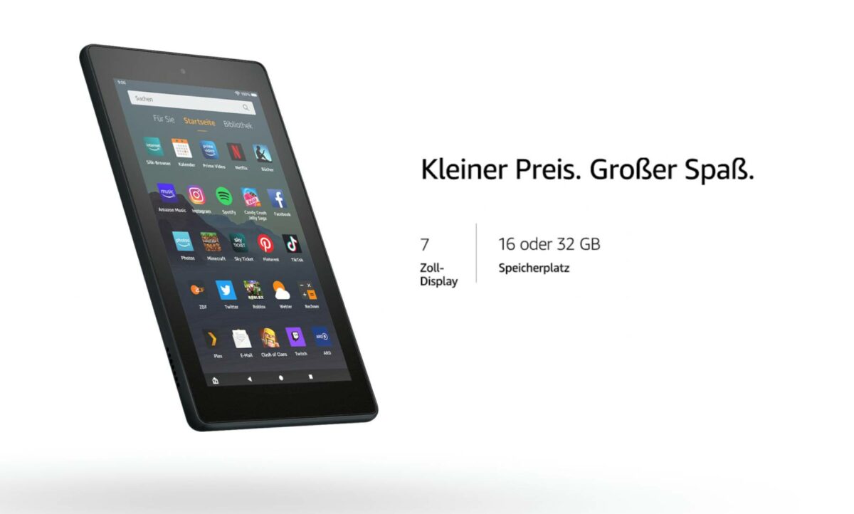 Amazon Fire Tablet 7 2022 Speicher Screenshot