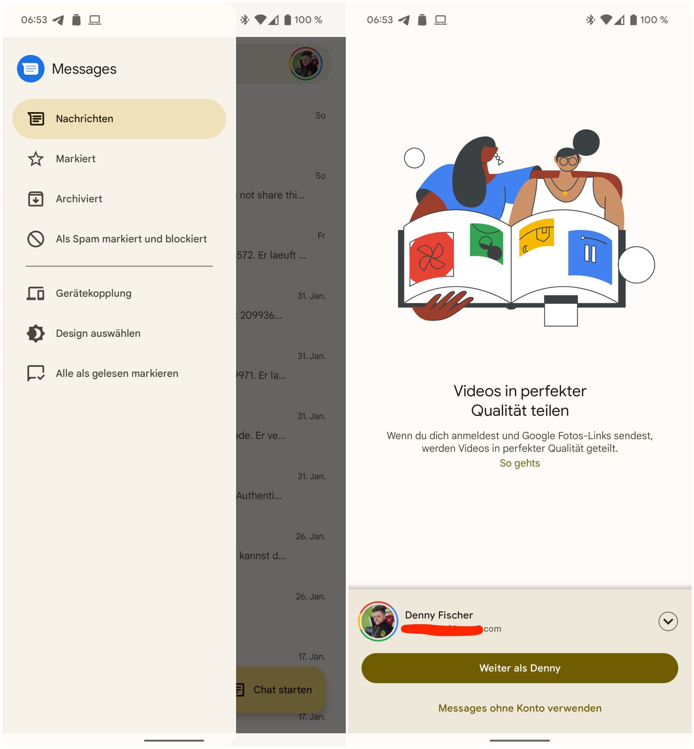 Google Messages Update