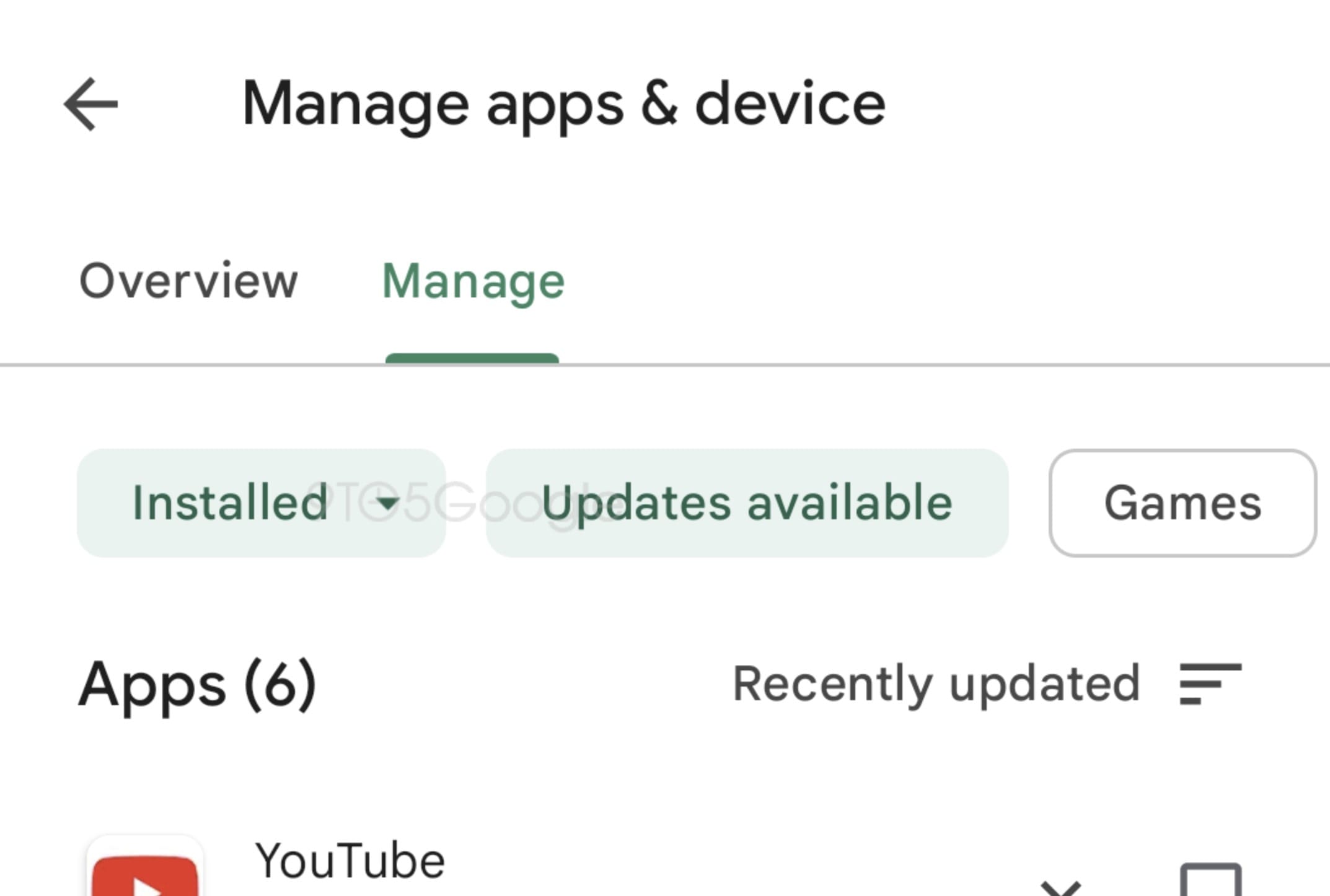 App Updates Uebersicht Play Store Material You