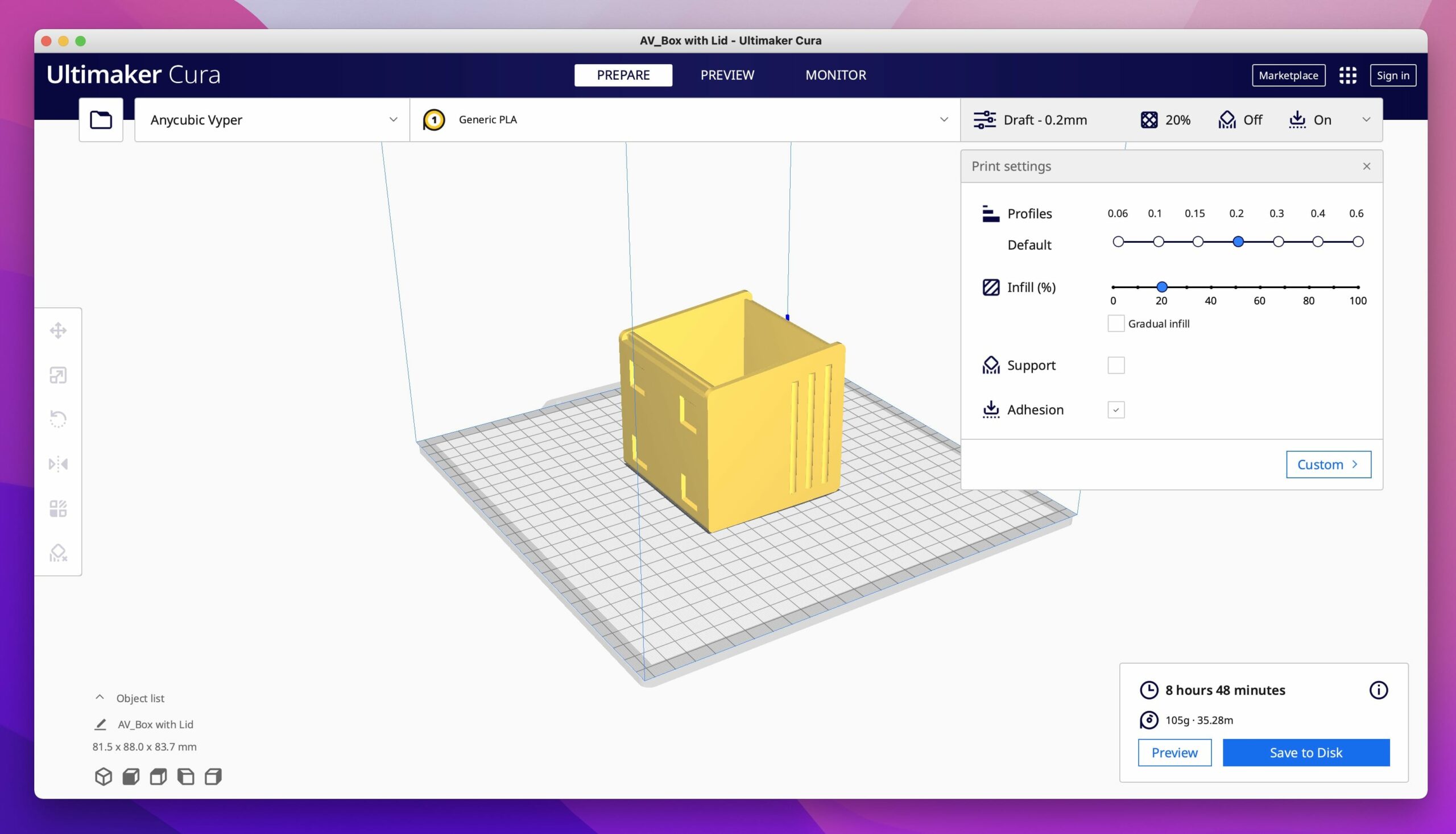 Cura 3d Print