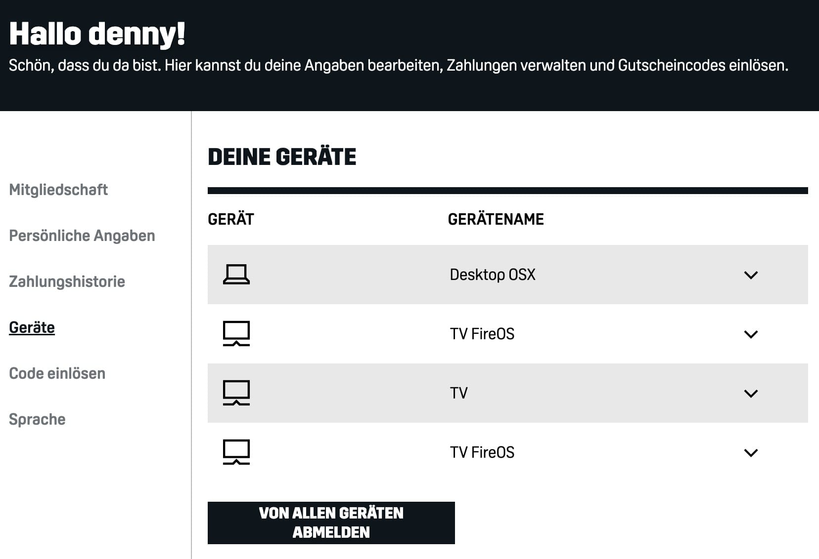 Dazn Vier Geraete