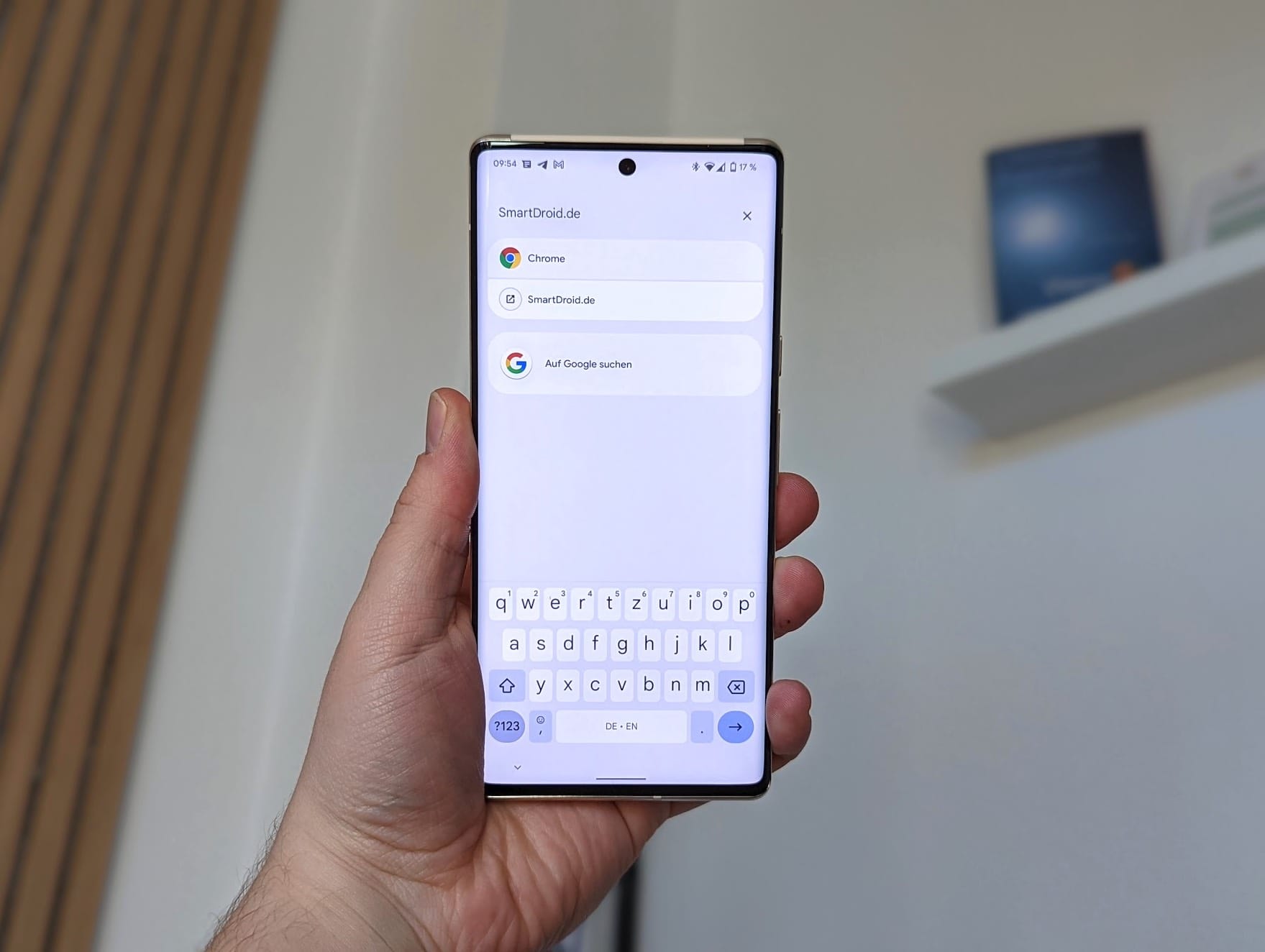 Unter Android 13 bietet der Pixel Launcher schnellen Zugriff auf unsere Fotos