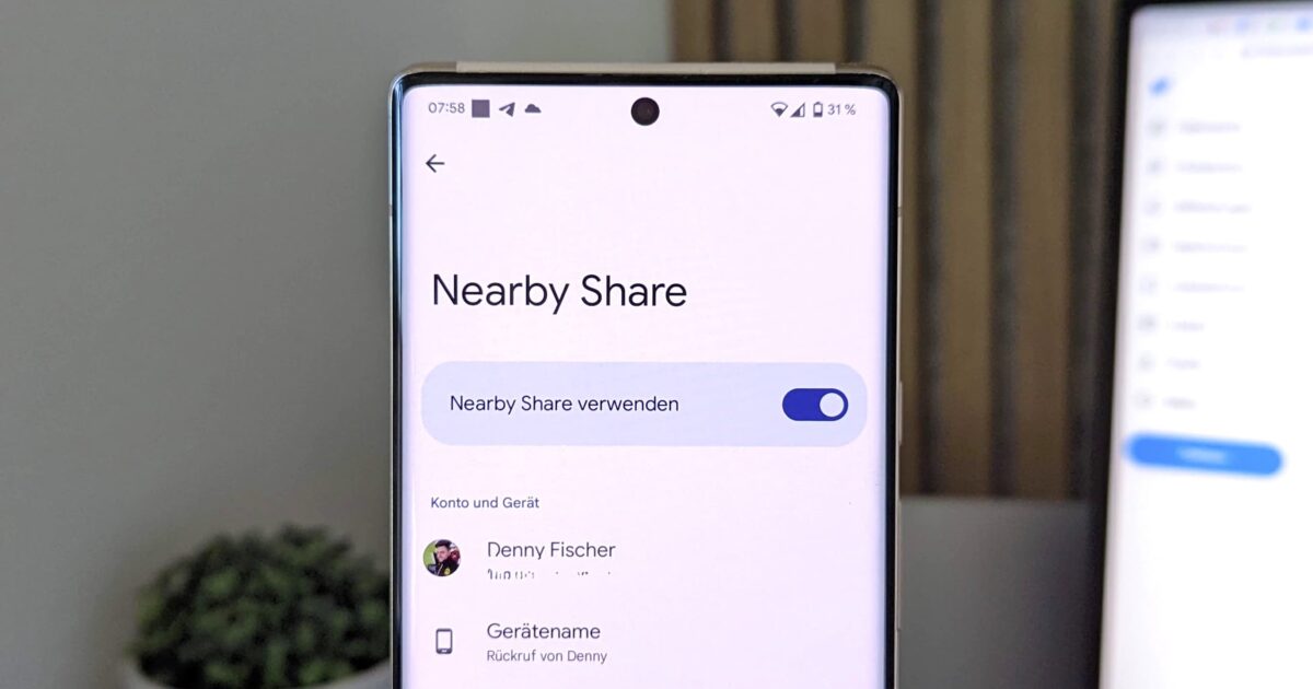 Dateien schneller teilen per Nearby Share für Android.