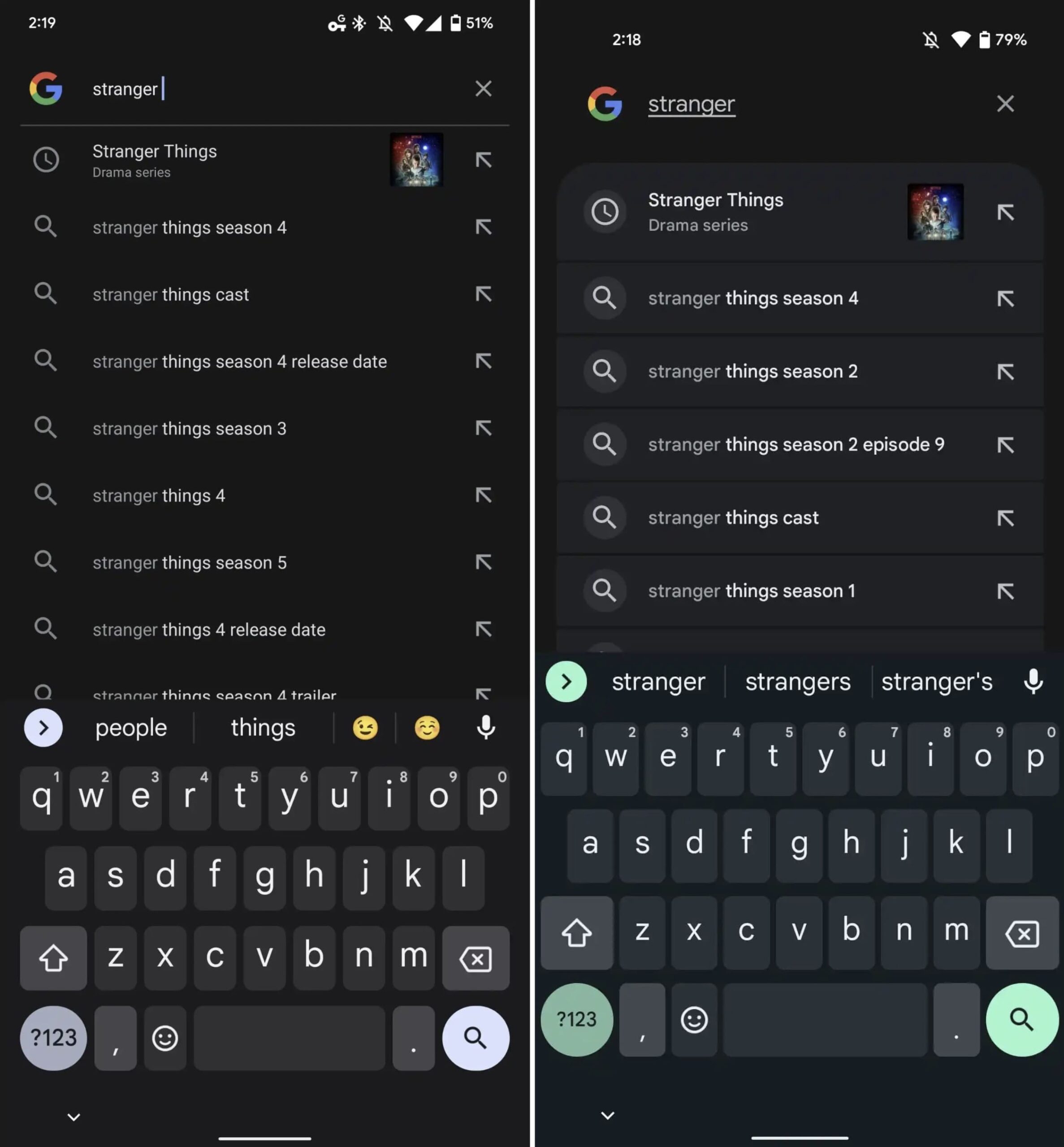 Google App 13.2 Redesign