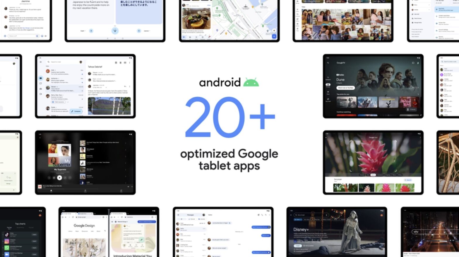 Google Optimiert Mehr Als 20 Apps Fuer Tablets