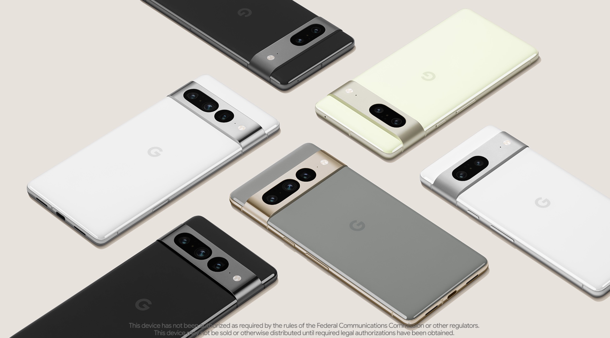 Google menunjukkan semua kombinasi warna Pixel 7 dan 7 Pro