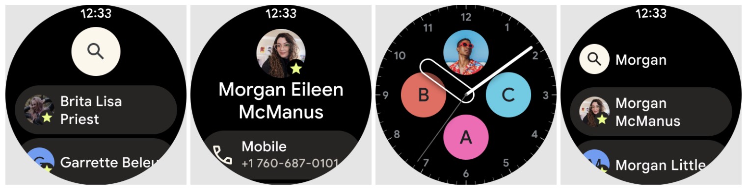 Kontakte App Wear Os 3 Redesign