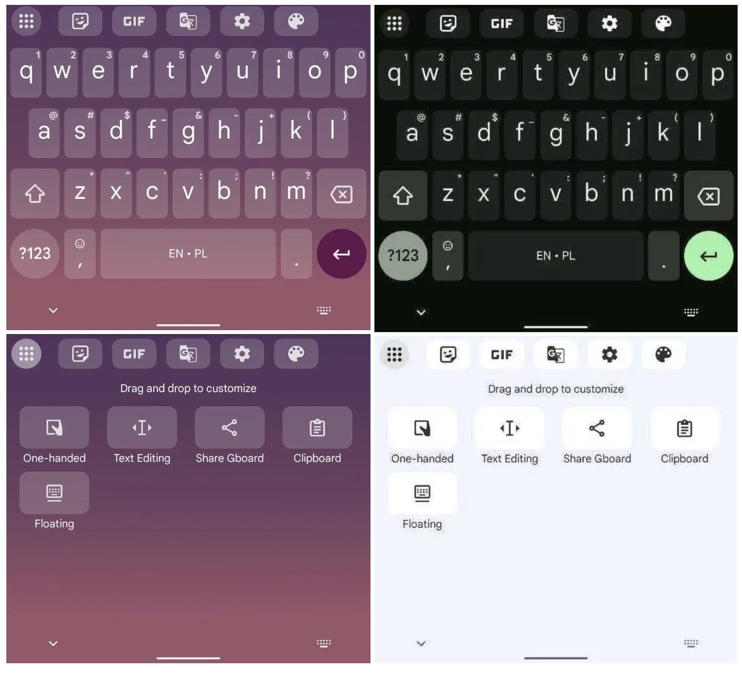 Gboard Material You Redesign